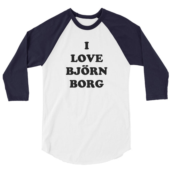 I Love Bjorn Borg 3/4 Sleeve Raglan Shirt