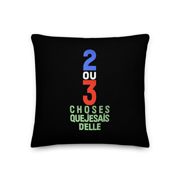 Deux Ou Trois Choses Que Je Sais D’Elle Pillow