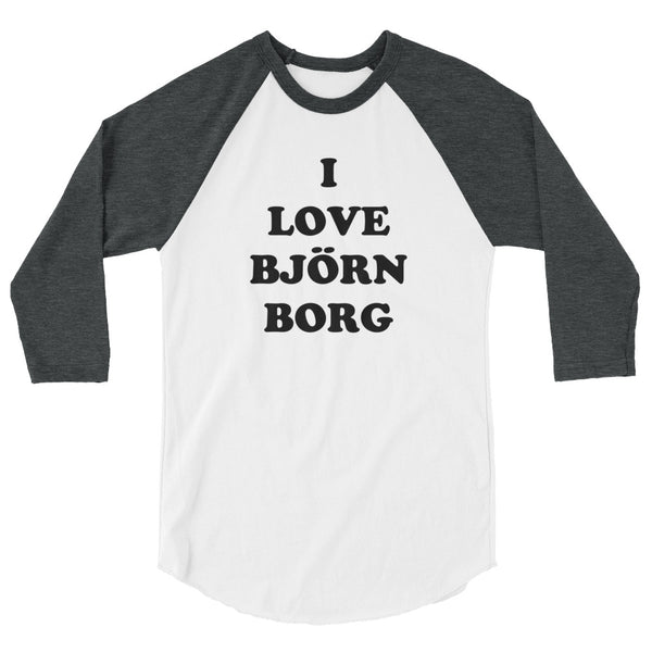 I Love Bjorn Borg 3/4 Sleeve Raglan Shirt