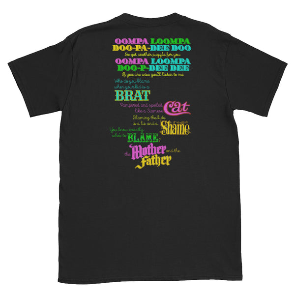 Oompa Loompa Song Short-Sleeve Unisex T-Shirt