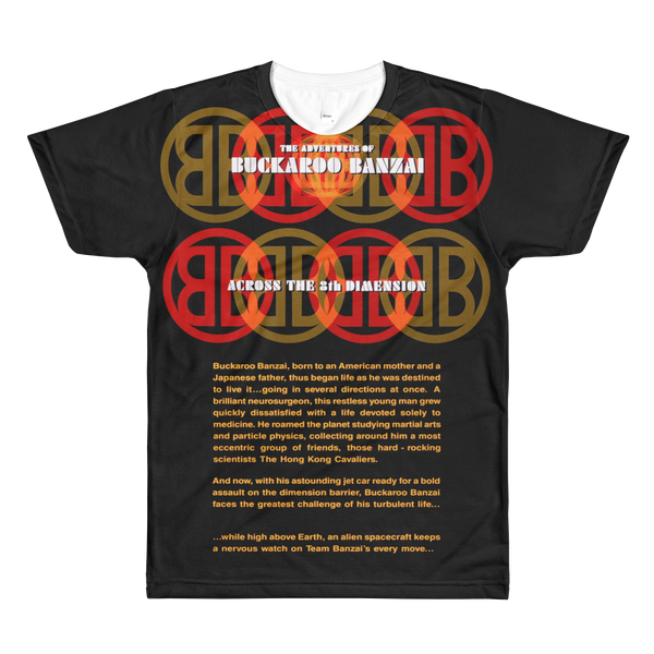 The Adventures of Buckaroo Banzai Across the 8th Dimension All-Over Printed T-Shirt