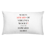 Who's Afraid Of Virginia Woolf? Rectangular Pillow